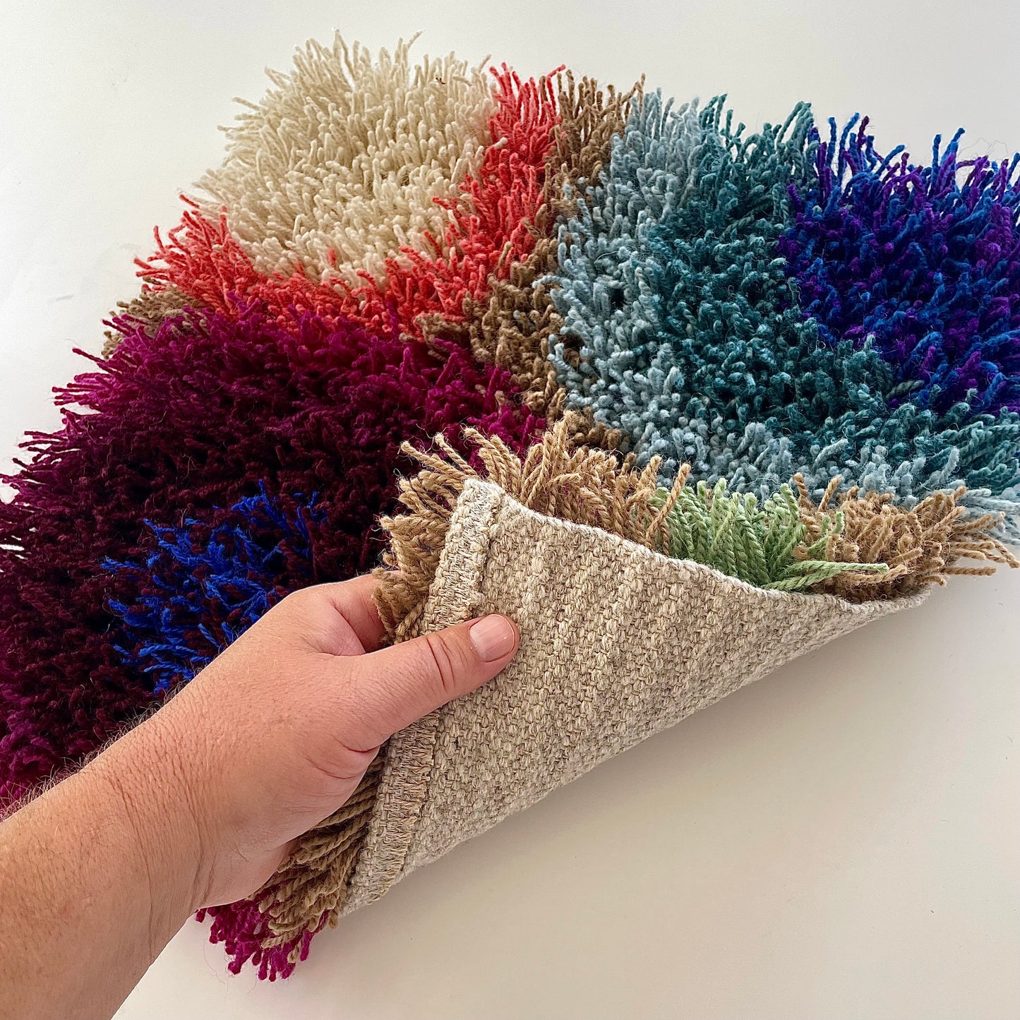 Rya Rug Seat Cushion